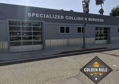 This New Contemporary Glass Aluminum Garage Door was installed in Anaheim Ca by Golden Rule Garage Door Inc.