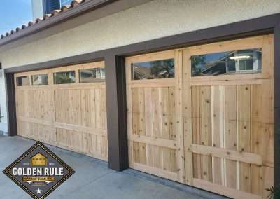 STAINGRADE STK CEDAR 2 GARAGE DOORS
